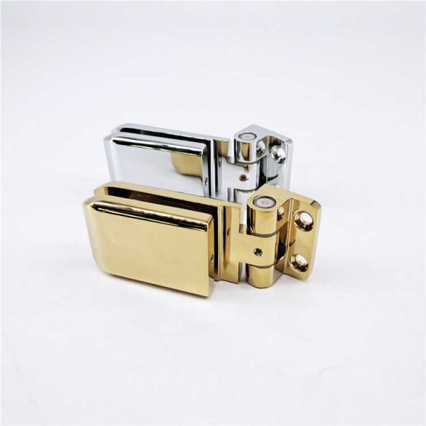 shower room glass accessories solid brass wall to glass door screen hinge fittings