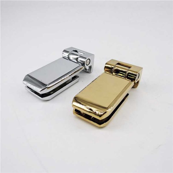 shower room glass accessories solid brass wall to glass door screen hinge fittings - Image 5