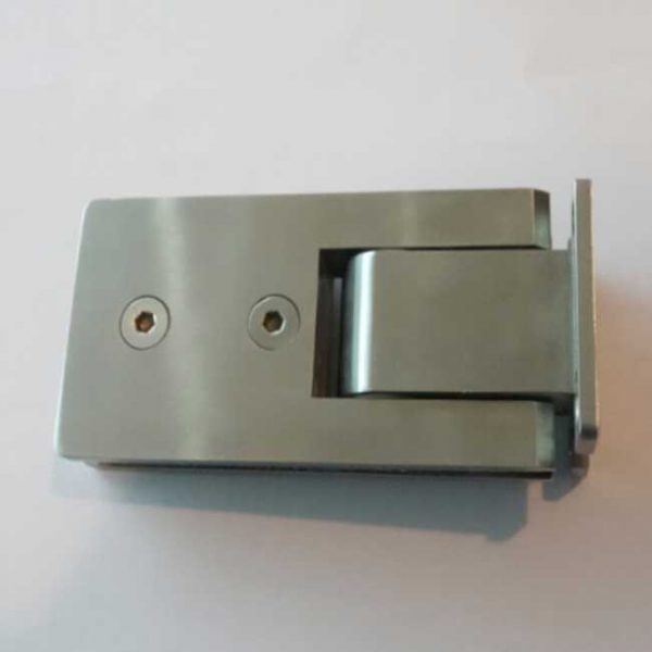 90 degree glass to wall bathroom door clamp stainless steel glass shower hinge - Image 4