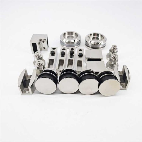 High Quality Glass Sliding Door System Hardware Bathroom Glass Fitting