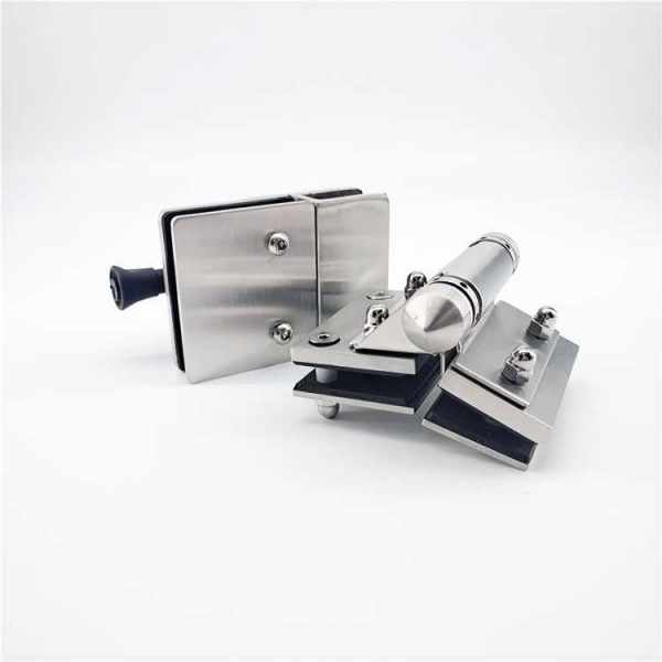 Stainless steel gate latch lock glass to glass hinge for swimming pool - Image 4