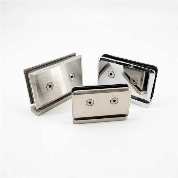 Gorgeous square bevel 360 degree glass to floor hinges rotating 360 pivot hinges for shower door - Image 2