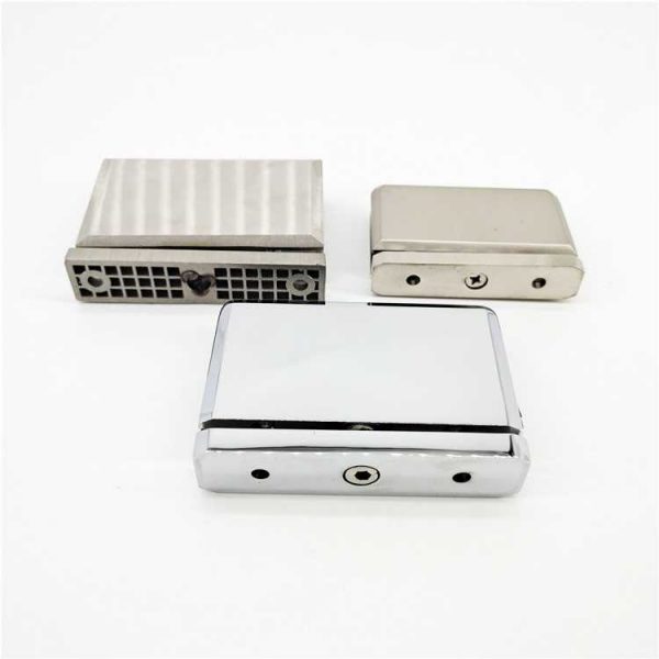 Gorgeous square bevel 360 degree glass to floor hinges rotating 360 pivot hinges for shower door - Image 8