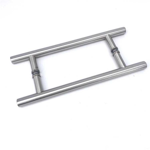 Stainless Steel 304 Ladder Style Back to Back Glass Door Pull Handle - Image 2