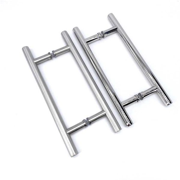 Stainless Steel 304 Ladder Style Back to Back Glass Door Pull Handle - Image 5