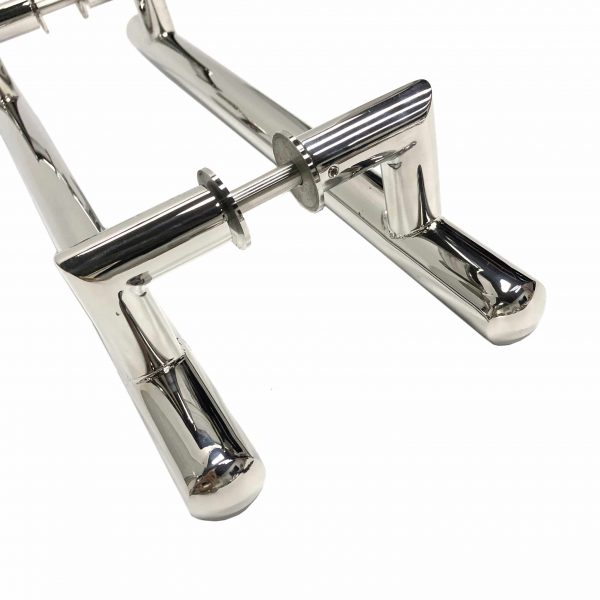 Heavy Duty Grade-304 Stainless Steel Square Commercial Door Handle Entrance Entry Front Door Handle Office Garage Handle Pull Set - Image 3