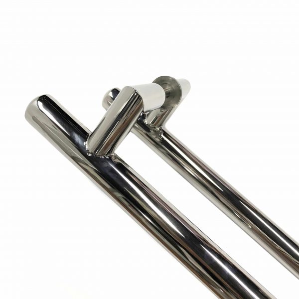 Heavy Duty Grade-304 Stainless Steel Square Commercial Door Handle Entrance Entry Front Door Handle Office Garage Handle Pull Set - Image 5