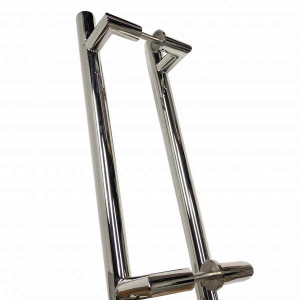 Heavy Duty Grade-304 Stainless Steel Square Commercial Door Handle Entrance Entry Front Door Handle Office Garage Handle Pull Set - Image 8
