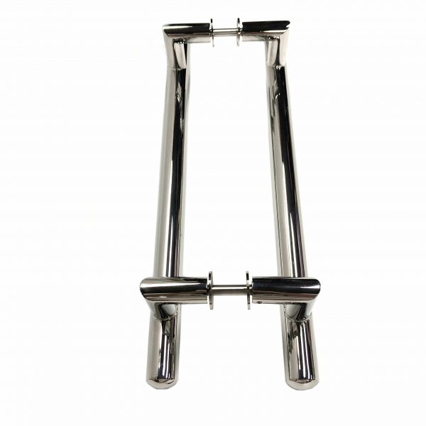 Heavy Duty Grade-304 Stainless Steel Square Commercial Door Handle Entrance Entry Front Door Handle Office Garage Handle Pull Set - Image 9