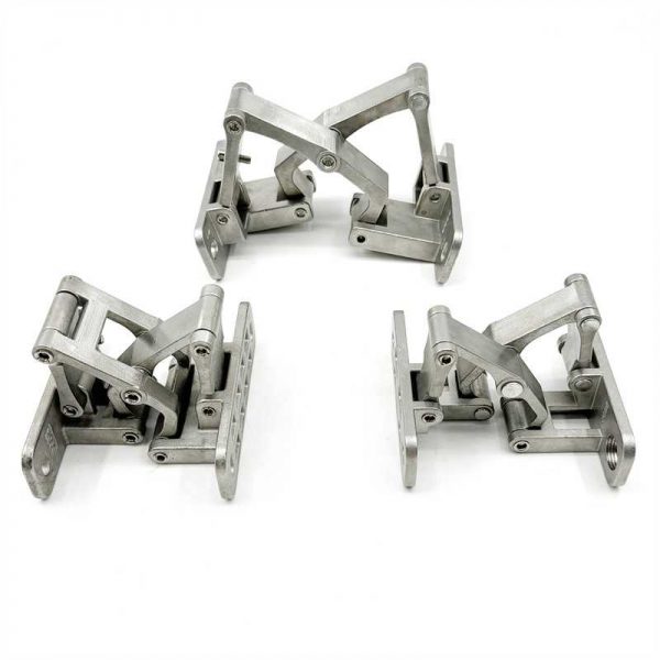 Tube Well Doors Hinge Stainless Steel Strong 200KGS Concealed Hinges 2 Ways Adjustable Invisible Stone Hinge - Image 6