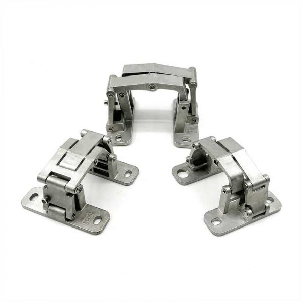 Tube Well Doors Hinge Stainless Steel Strong 200KGS Concealed Hinges 2 Ways Adjustable Invisible Stone Hinge - Image 7