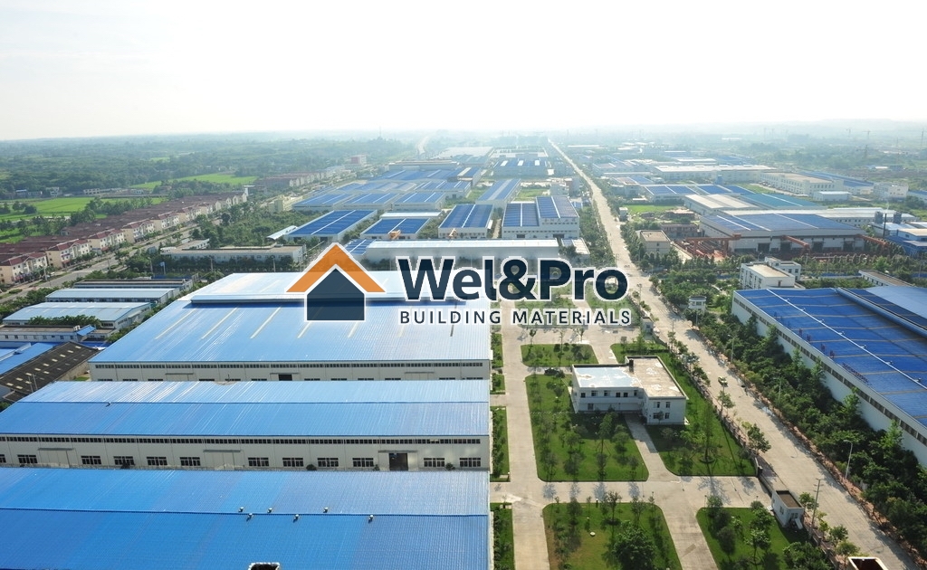 Twenty thousands square meters ASAPVC roof tile were used in big factory roofing