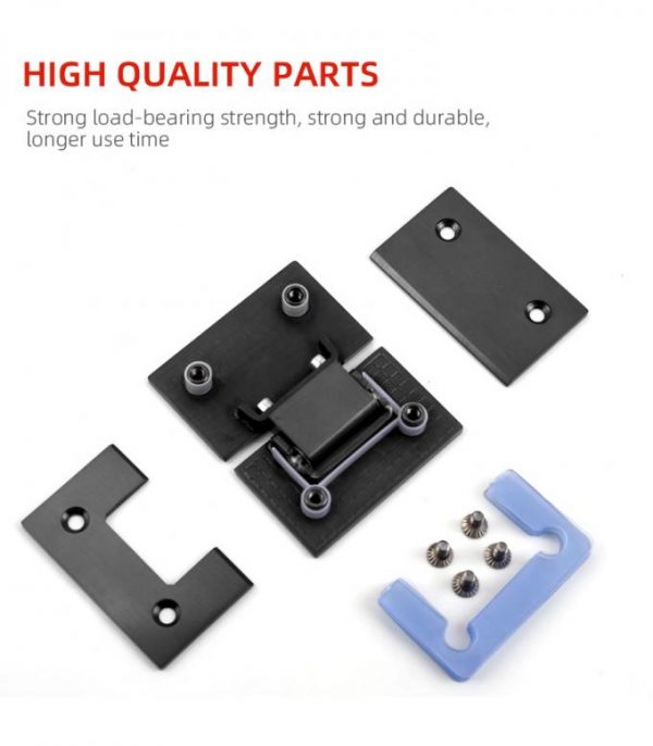 Stainless Steel Shower Door Hinges Suitable for 800-1200MM Door Width 5-6MM Thickness - Image 6