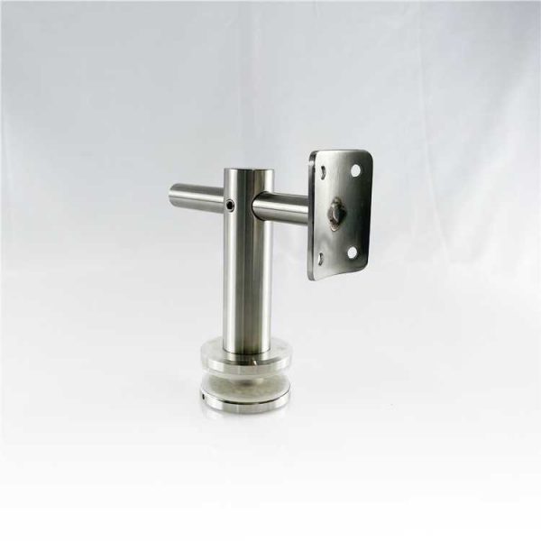 Glass Stair Railing Pipe Support Mounting Stainless Steel Handrail Adjustable Bracket - Image 2