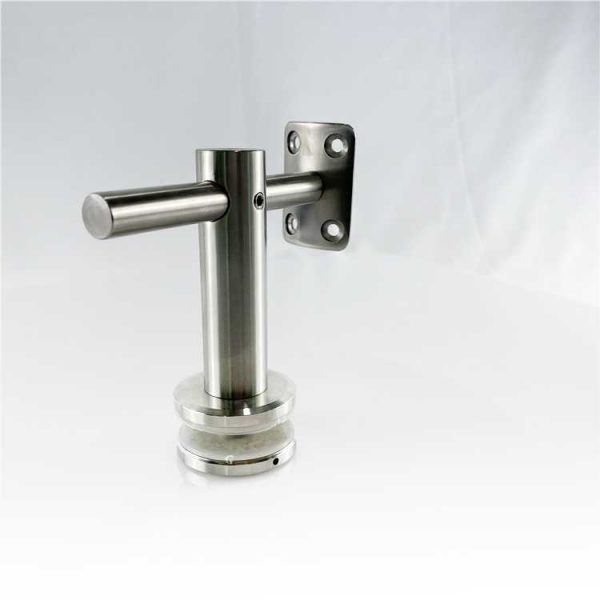 Glass Stair Railing Pipe Support Mounting Stainless Steel Handrail Adjustable Bracket - Image 3