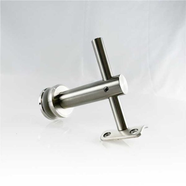 Glass Stair Railing Pipe Support Mounting Stainless Steel Handrail Adjustable Bracket - Image 4