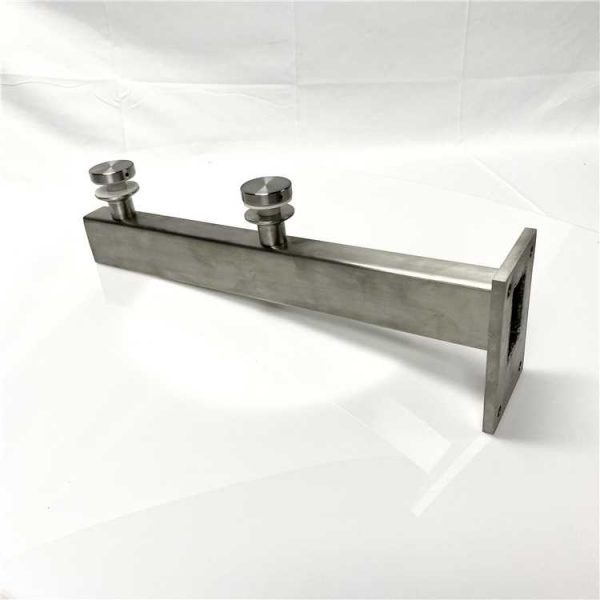 Durable Stainless Steel Square Base New Morden Design Glass Pool Fencing - Image 3