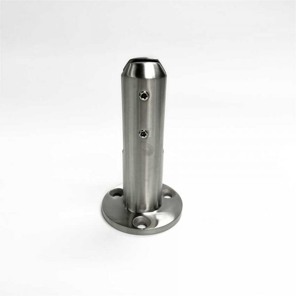 Satin Finish Glass Spigot Swimming Pool Railing Balustrade Spigot For 8-12mm